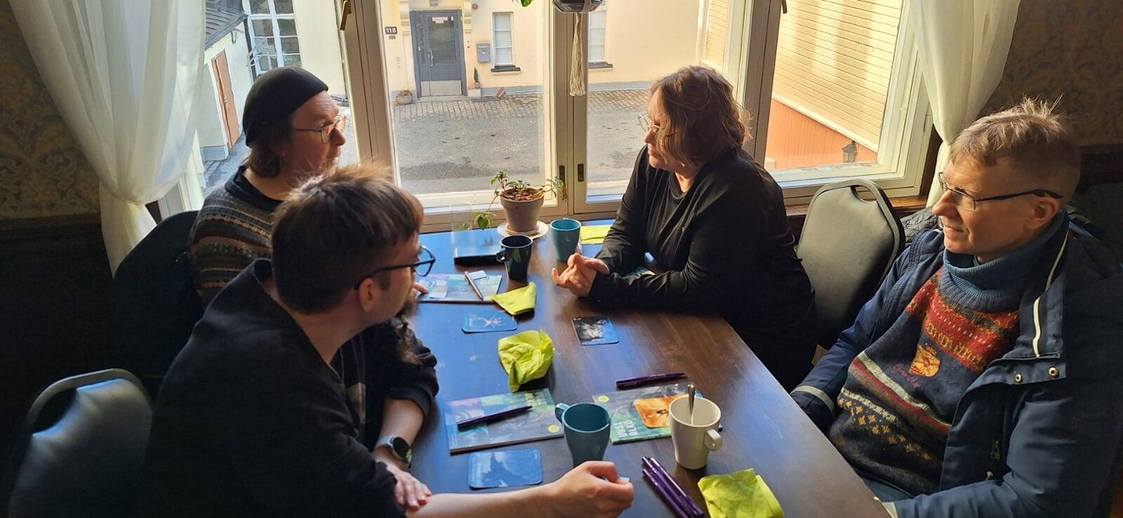 Taimin vapaaehtoisten hyvinvointi-iltapäivässä todettiin: ”Vapaaehtoistoiminta antaa paljon ja vahvistaa myös tekijäänsä”